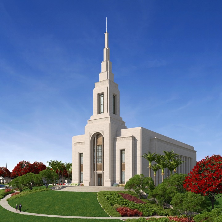 Regional Map For The Auckland New Zealand Temple 