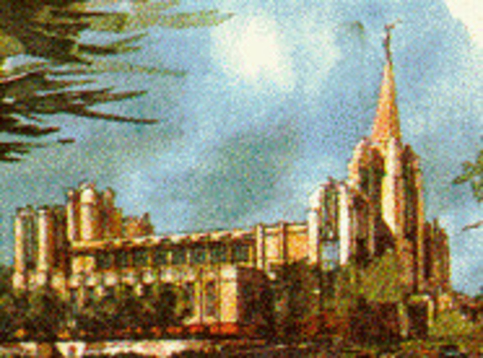 An Early Rendering of the Boston Massachusetts Temple