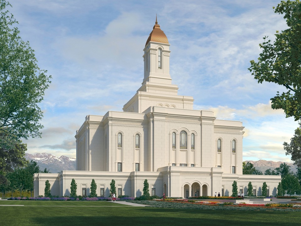 Cedar City Utah Mormon LDS Temple 3D Printed Model 