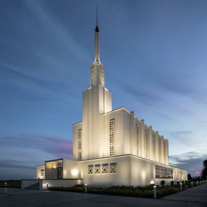 Idaho Falls Temple - Eternal Light by Evan Lurker