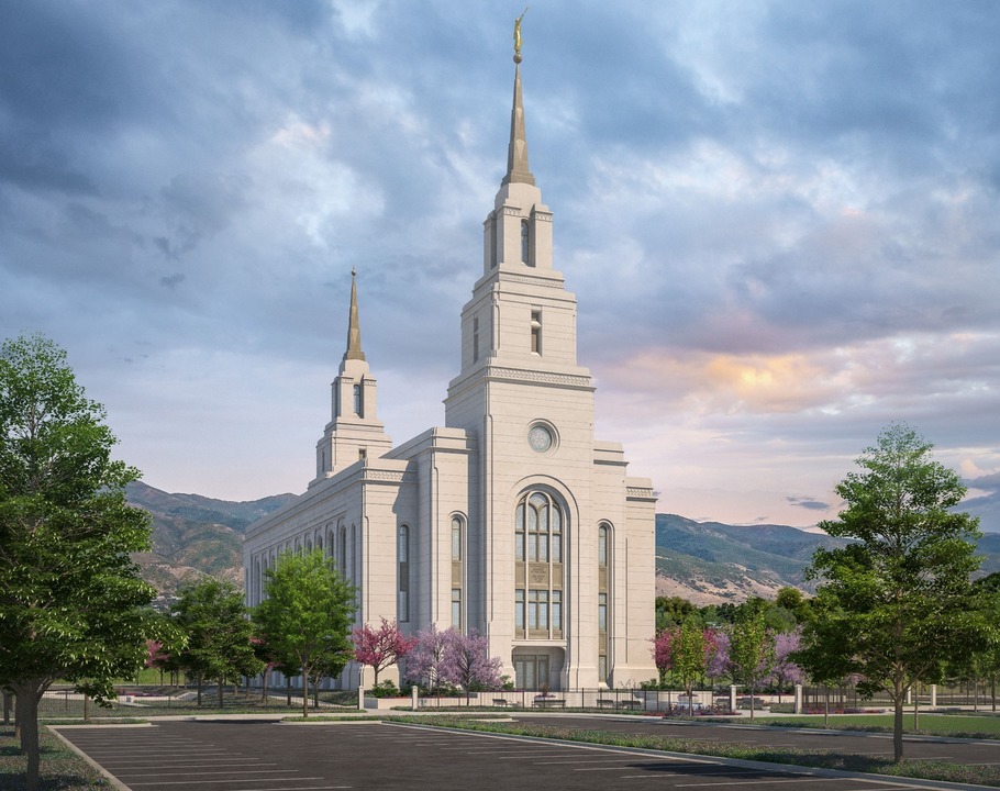 Street map of the Layton Utah Temple