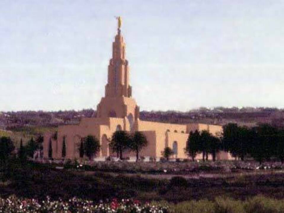 Early Rendering of the Newport Beach California Temple