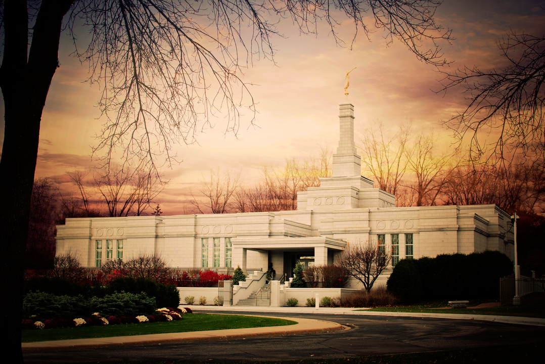 Regional map for the St. Paul Minnesota Temple